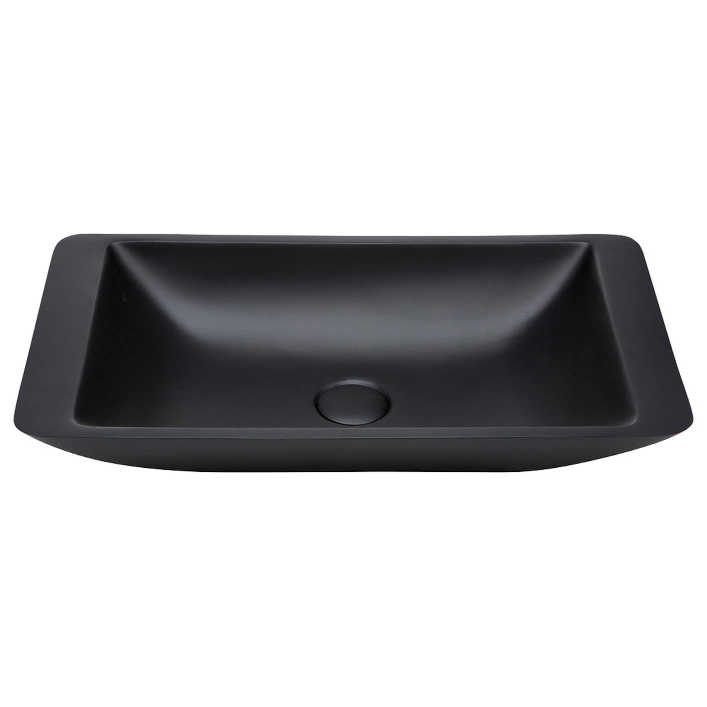 Classique 600 Solid Surface Above Counter Basin, Matte Black