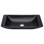 Classique 600 Solid Surface Above Counter Basin, Matte Black