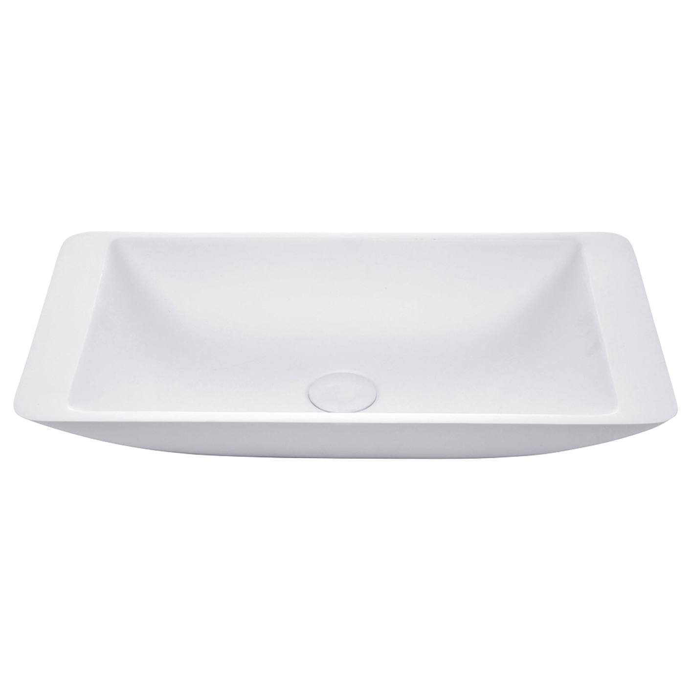 Classique 600 Solid Surface Above Counter Basin, Matte White