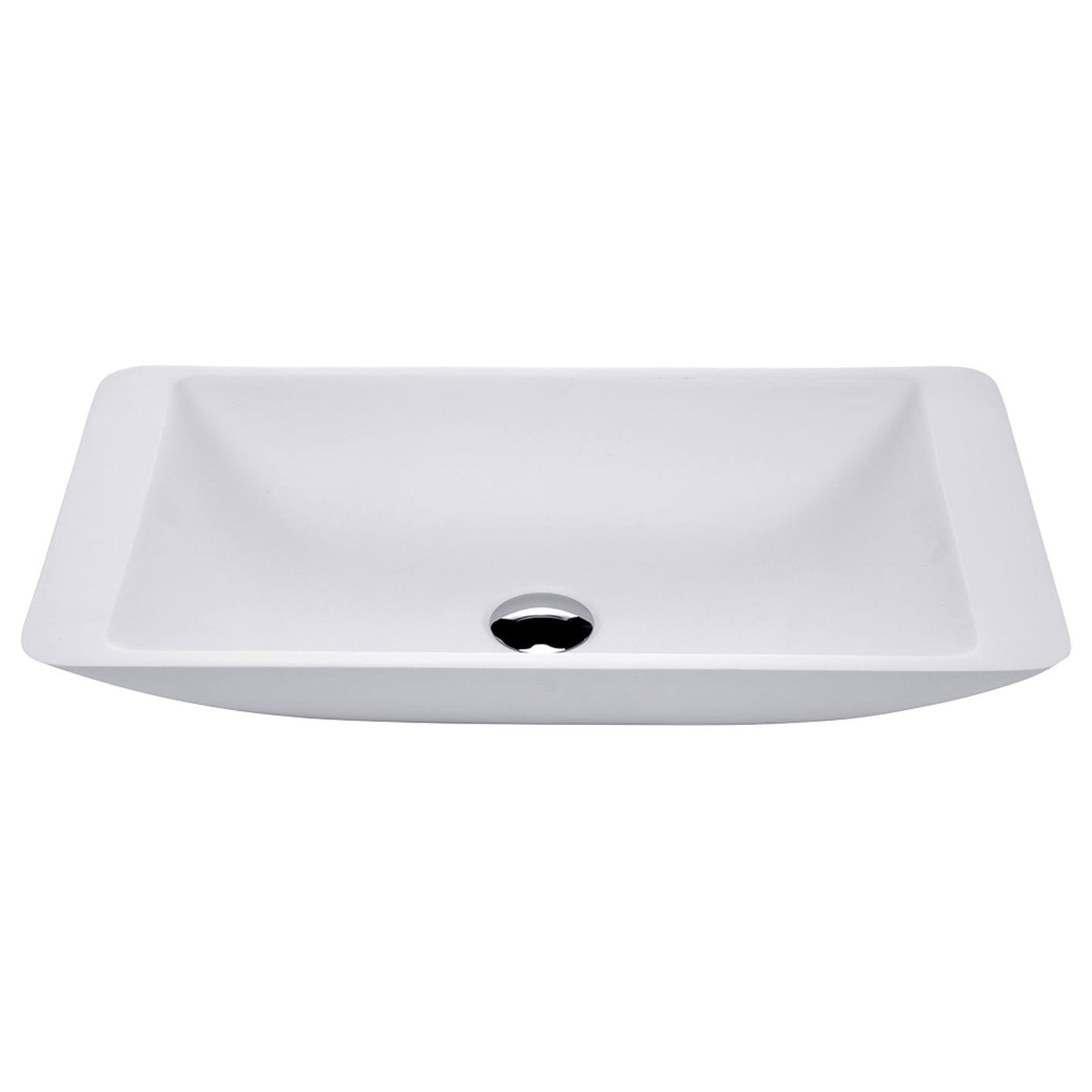 Classique 600 Solid Surface Above Counter Basin, Matte White
