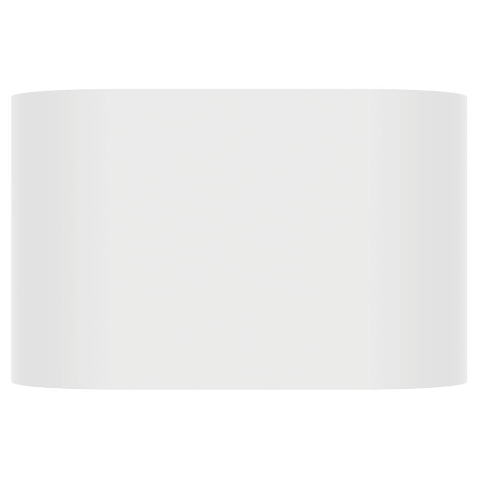 Ari Solid Surface Wall Basin, No Tap Hole, Matte White