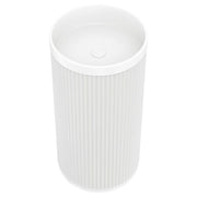 Minka Solid Surface Freestanding Basin, Matte White