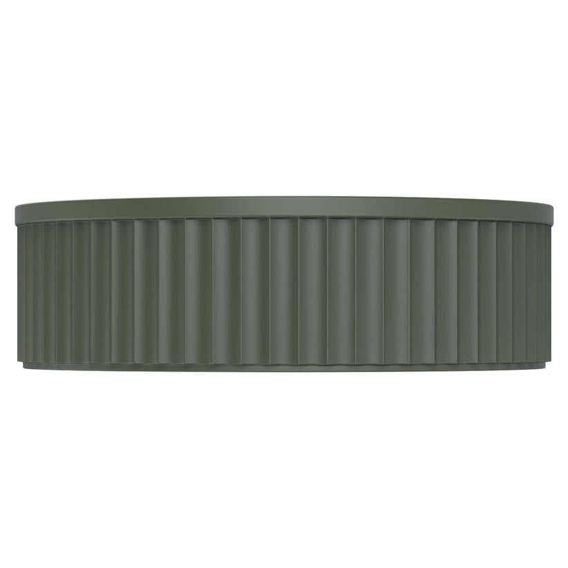 Minka Round Solid Surface Above Counter Basin, Forest