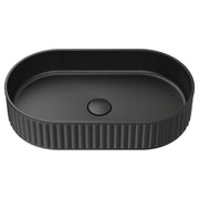 Minka Pill Solid Surface Above Counter Basin, Matte Black