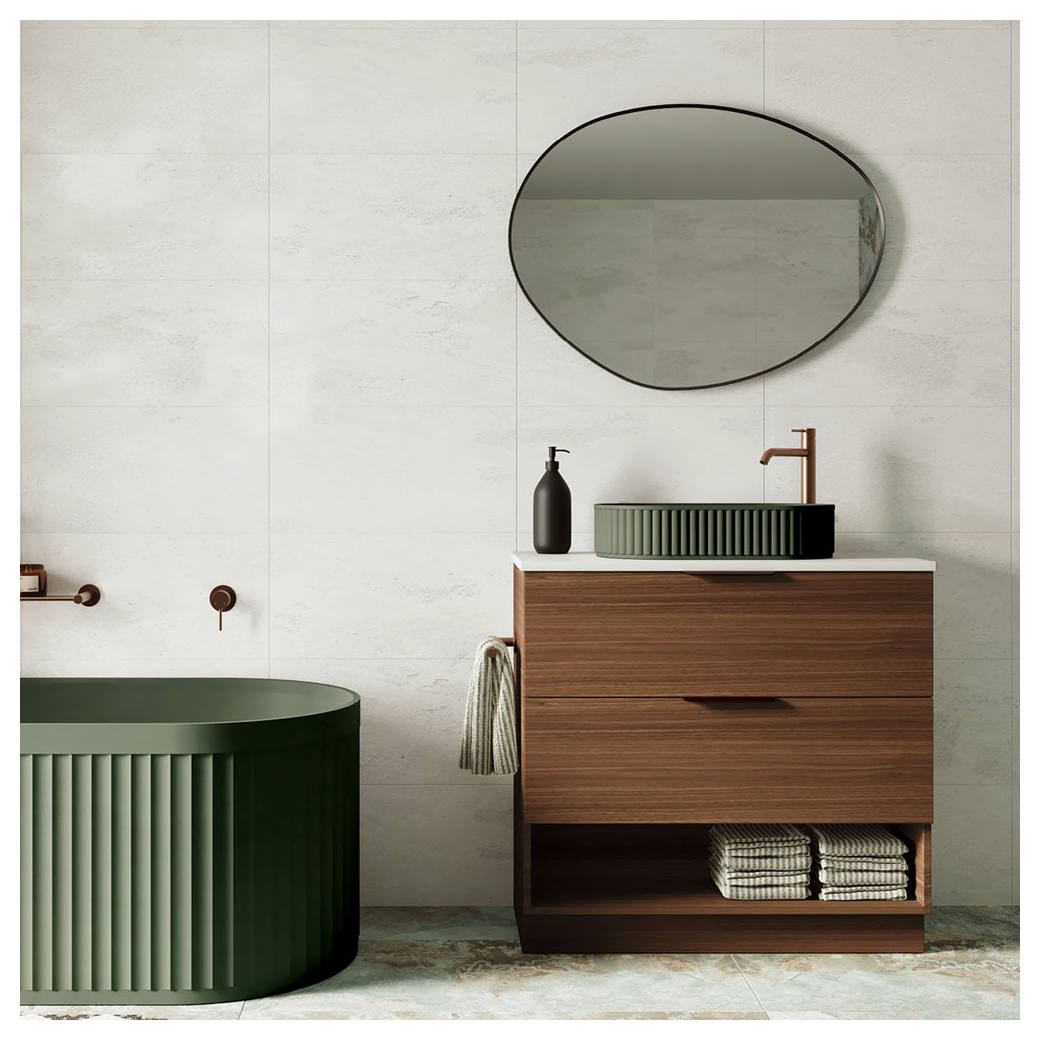 Minka Pill Solid Surface Above Counter Basin, Forest