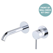 Kaya Wall Mixer Dress Kit, Rnd Plates, 160mm Outlet, Chrome