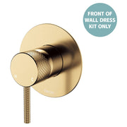 Axle Wall Mixer Dress Kit, Large Rnd Plate, Urban Brass
