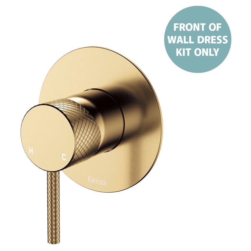 Axle Wall Mixer Dress Kit, Large Rnd Plate, Urban Brass