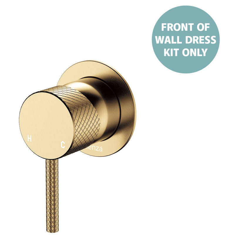 Axle Wall Mixer Dress Kit, Small Rnd Plate, Urban Brass
