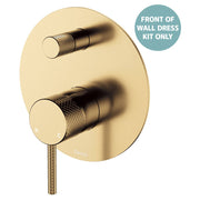 Axle Wall Diverter Mixer Dress Kit, Large Rnd Plate, Urban Brass
