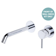 Axle Wall Mixer Dress Kit, Rnd Plate, 200mm Outlet, Chrome