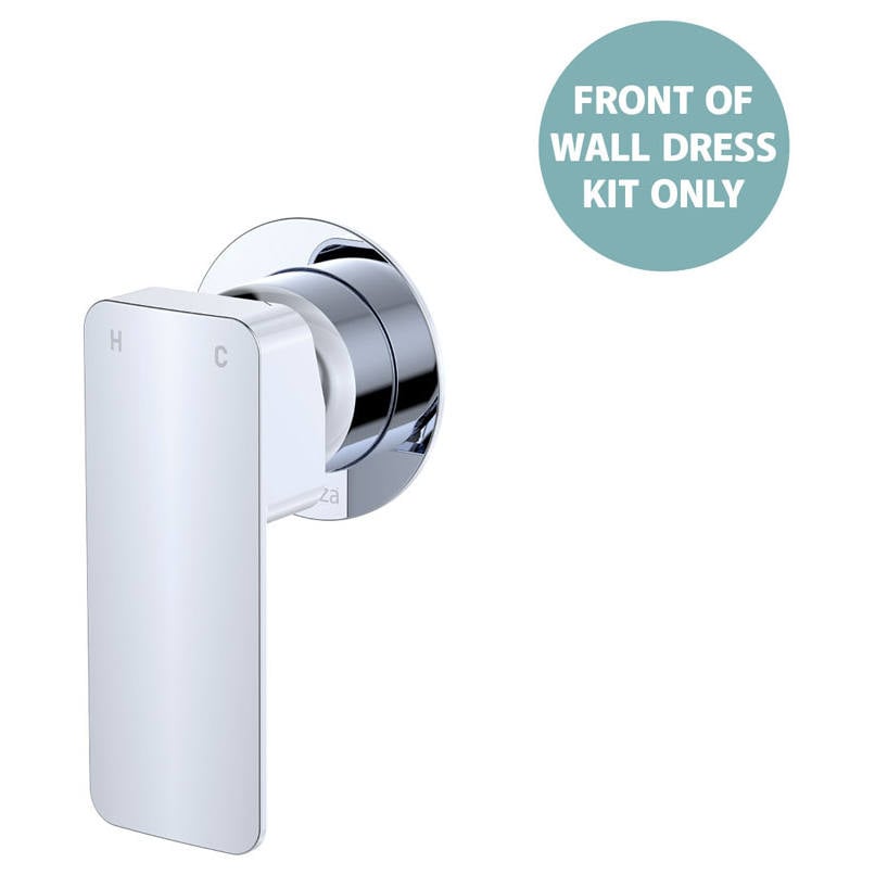 Tono Wall Mixer Dress Kit, Small Rnd Plate, Chrome