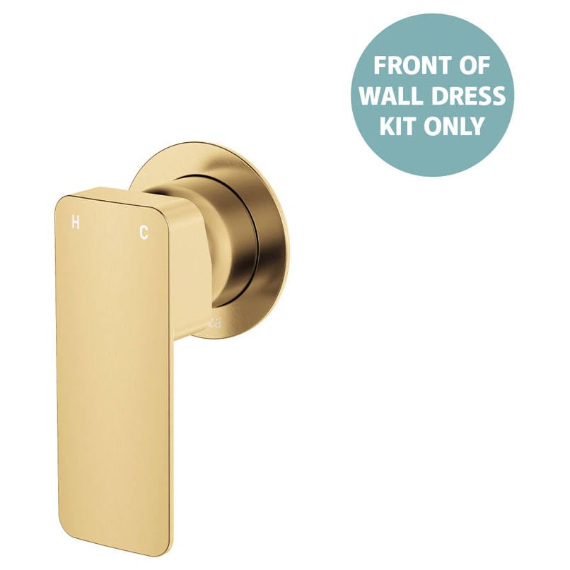 Tono Wall Mixer Dress Kit, Small Rnd Plate, Urban Brass