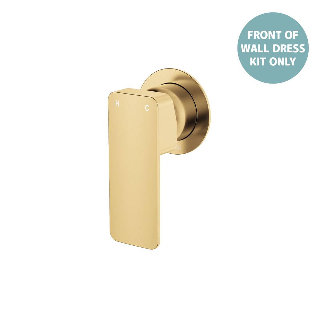 Tono Wall Mixer Dress Kit, Small Rnd Plate, Urban Brass