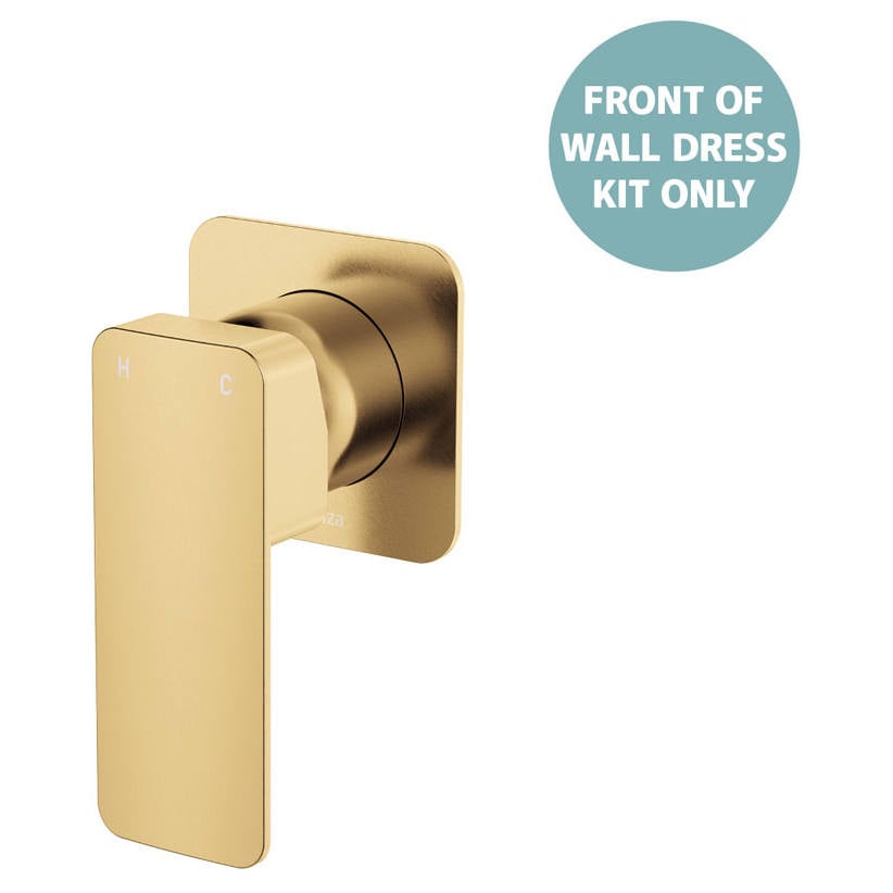 Tono Wall Mixer Dress Kit, Square Plate, Urban Brass