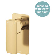 Tono Wall Mixer Dress Kit, Rect Plate, Urban Brass