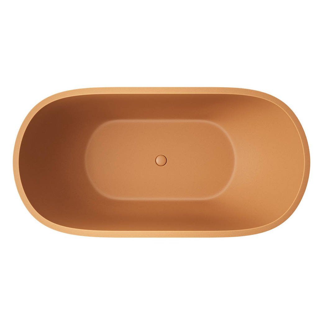 Jada 1500mm Concrete Bath, Tuscan