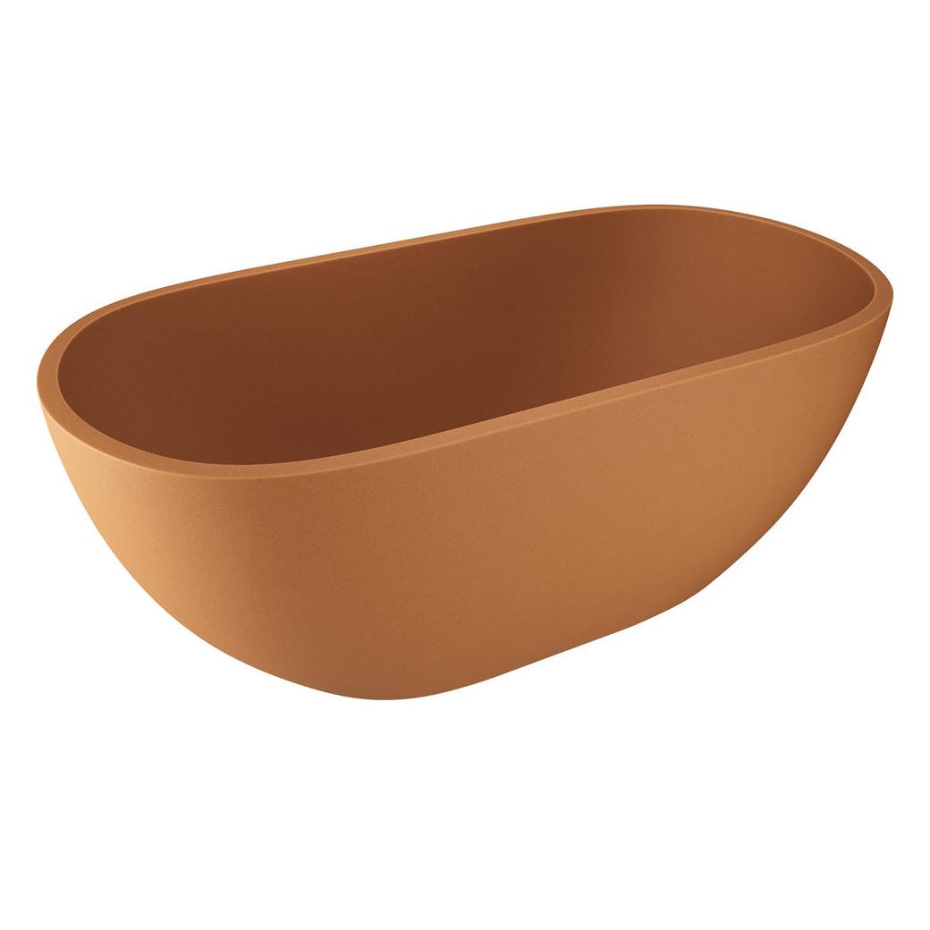 Jada 1500mm Concrete Bath, Tuscan