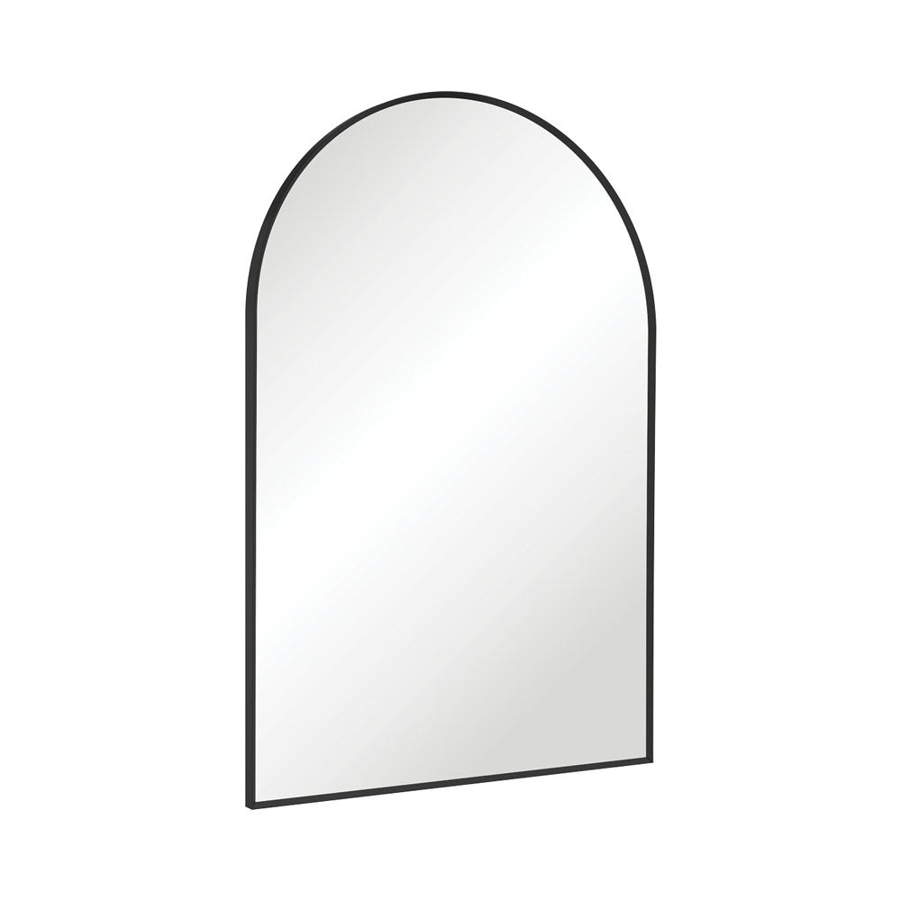 Arch Framed Mirror 600 x 900mm Matte Black