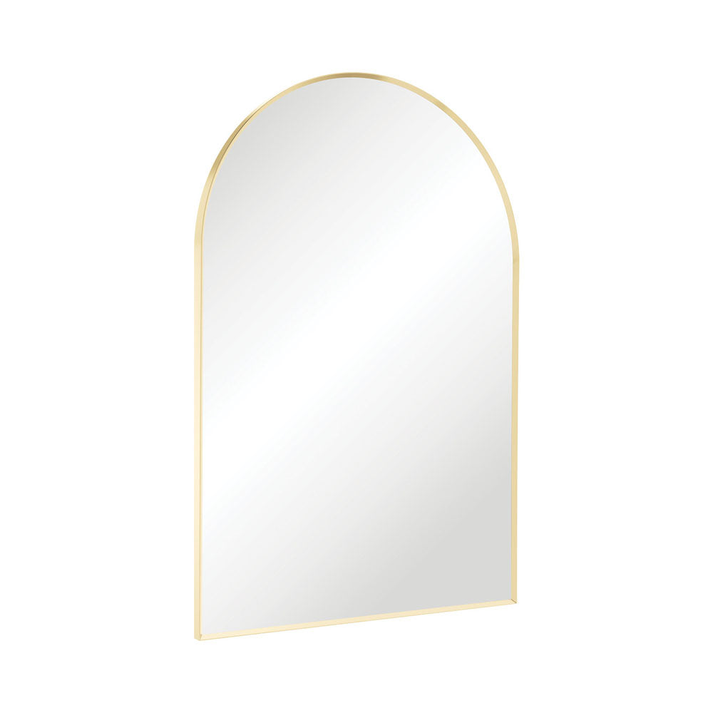 Arch Framed Mirror 600 x 900mm Urban Brass