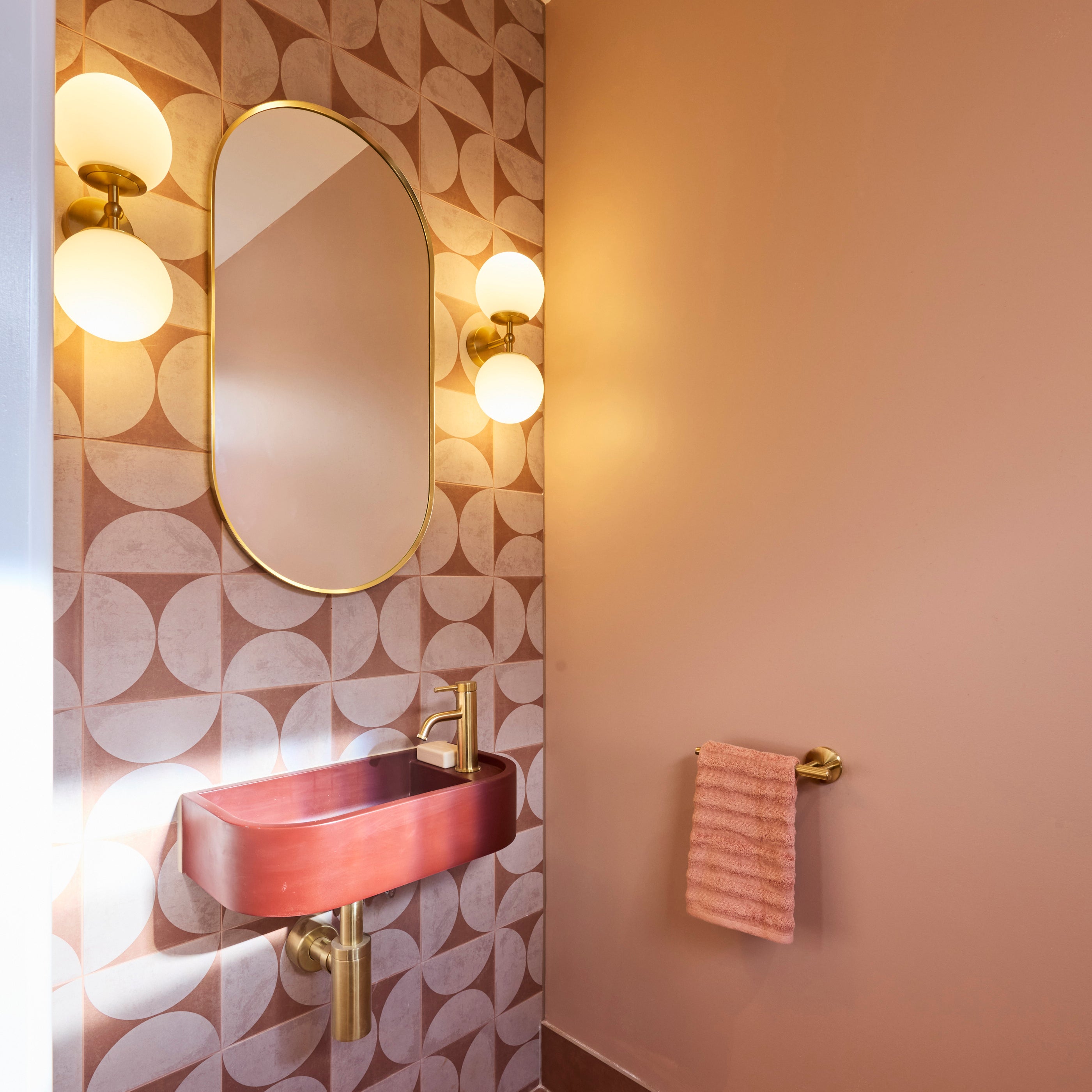 Empire 450 x 900mm Mirror Urban Brass