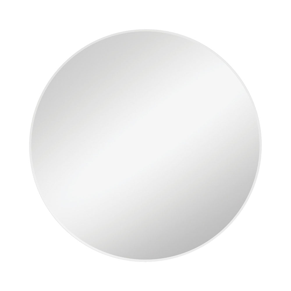Reba Round Mirror 800mm White