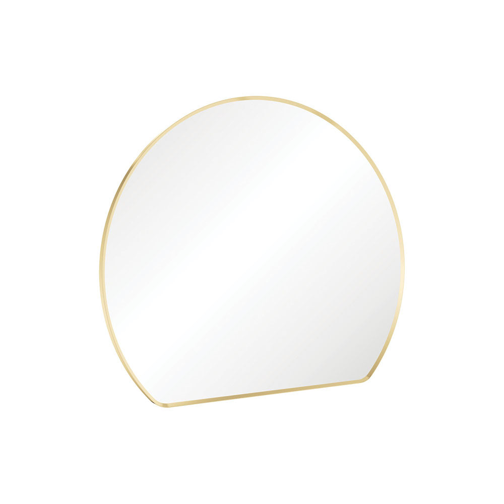 Sunrise Round Framed Mirror Urban Brass 800 x 690mm