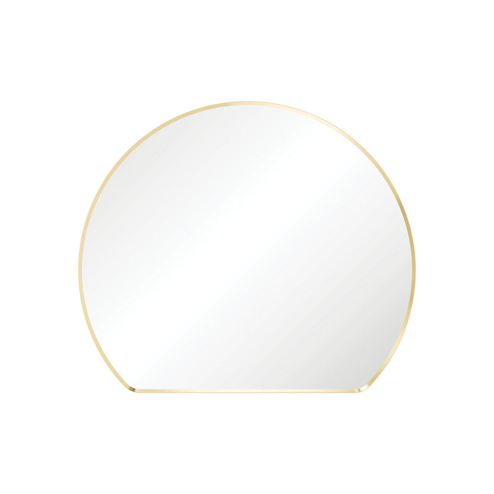 Sunrise Round Framed Mirror Urban Brass 800 x 690mm