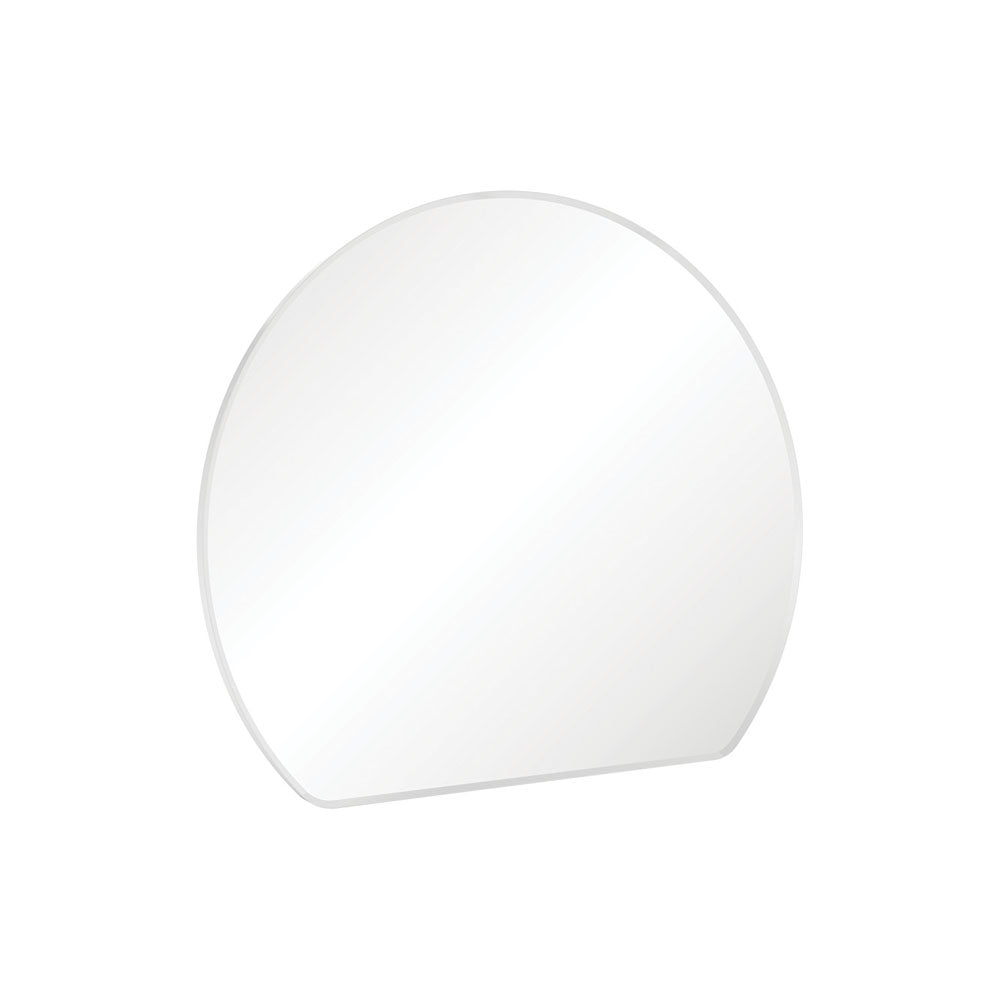 Sunrise Round Framed Mirror White 800 x 690mm