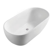 Koko Freestanding Acrylic Bath, 1500mm, Matte White