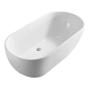 Koko Freestanding Acrylic Bath, 1680mm, Gloss White