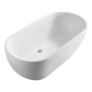 Koko Freestanding Acrylic Bath, 1680mm, Matte White