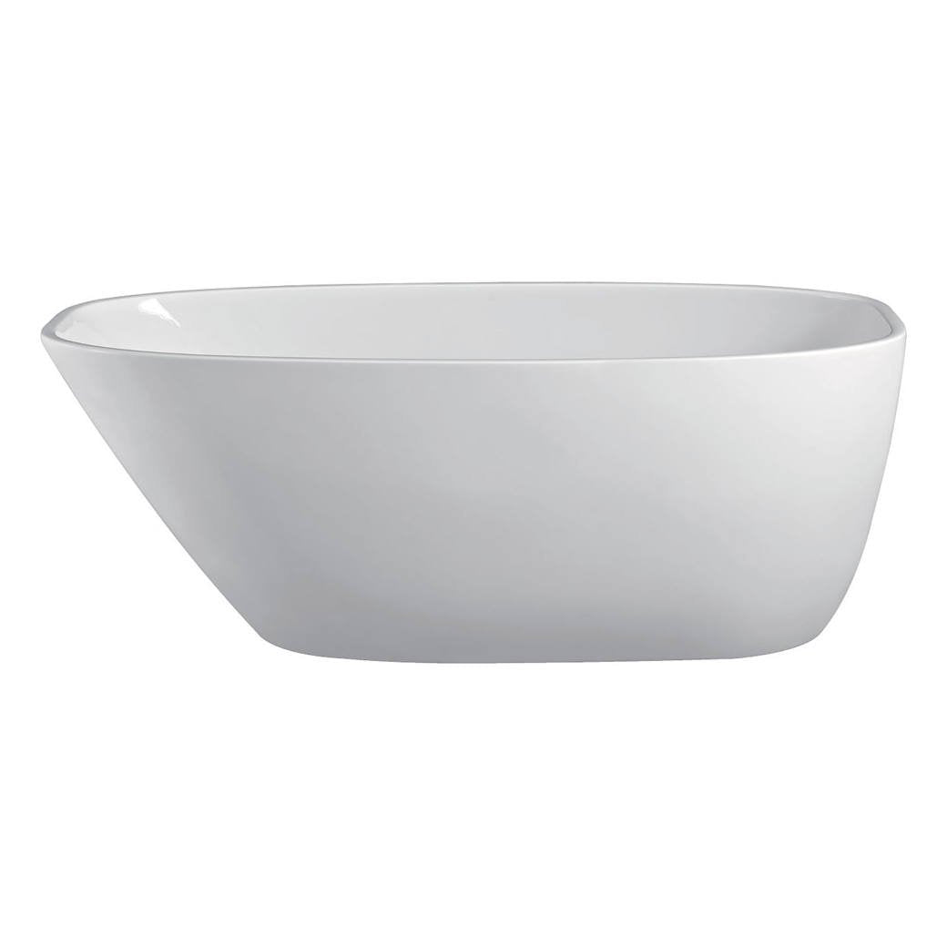 Athenia Freestanding Acrylic Bath 1700mm White Gloss