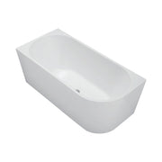 Isabella Right-Hand Acrylic Corner Bath, 1500mm, Gloss White