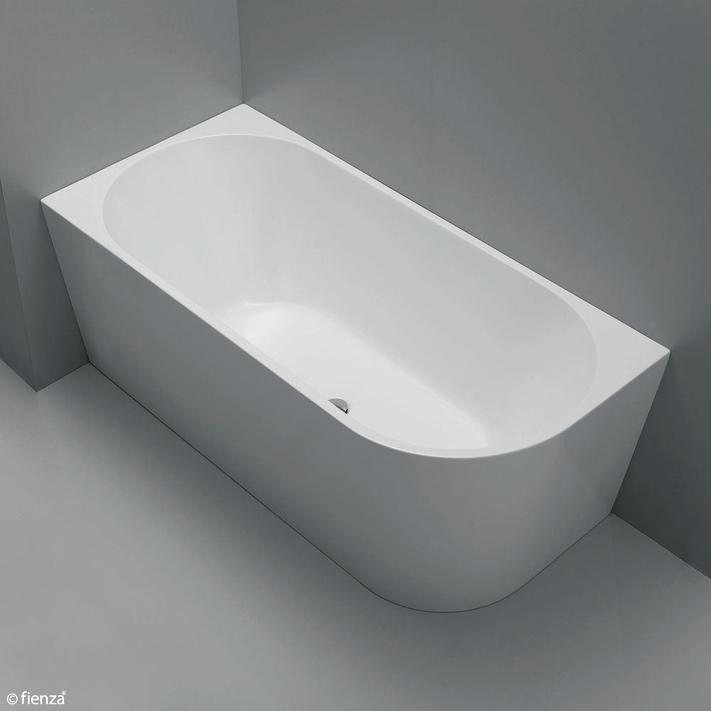 Isabella Right-Hand Acrylic Corner Bath, 1500mm, Gloss White