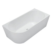Isabella Left-Hand Acrylic Corner Bath, 1700mm, Gloss White