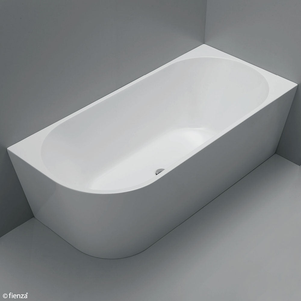 Isabella Left-Hand Acrylic Corner Bath, 1700mm, Gloss White