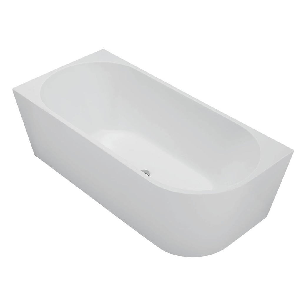 Isabella Right-Hand Acrylic Corner Bath, 1700mm, Matte White
