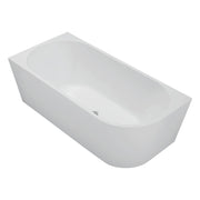 Isabella Right-Hand Acrylic Corner Bath, 1700mm, Matte White