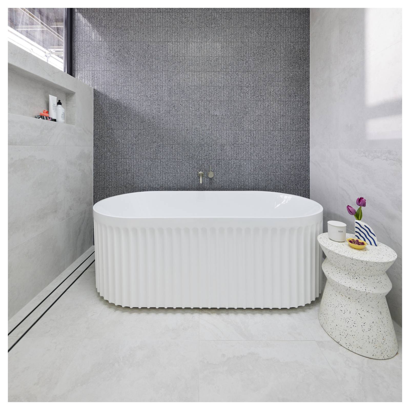 Eleanor Fluted 1700mm Freestanding Bath