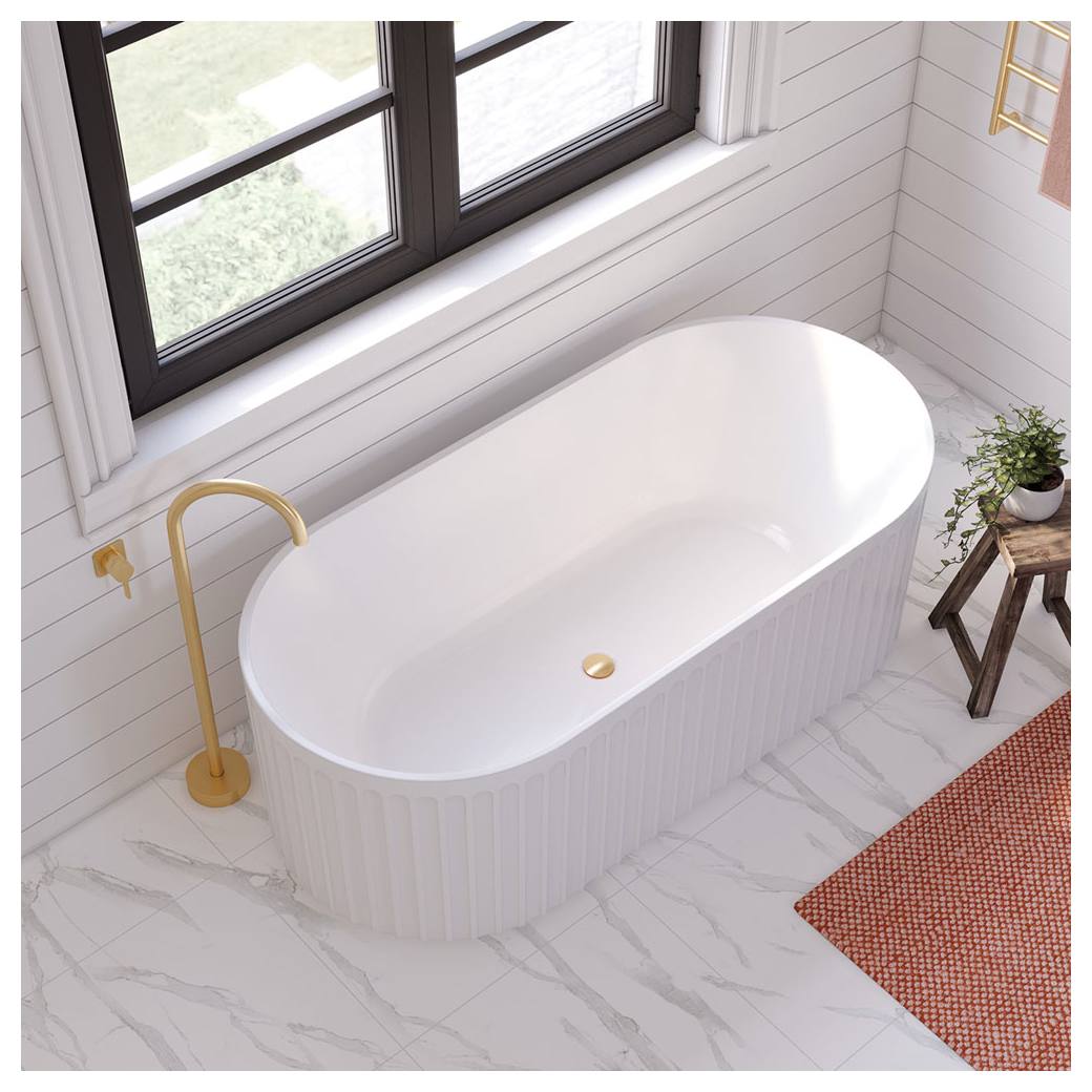 Eleanor Fluted 1700mm Freestanding Bath