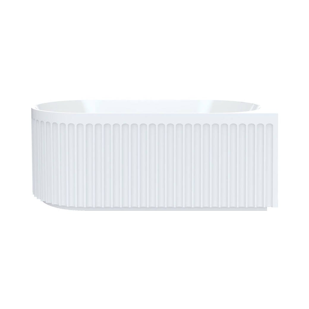 Eleanor Fluted 1500mm Left Hand Corner Bath