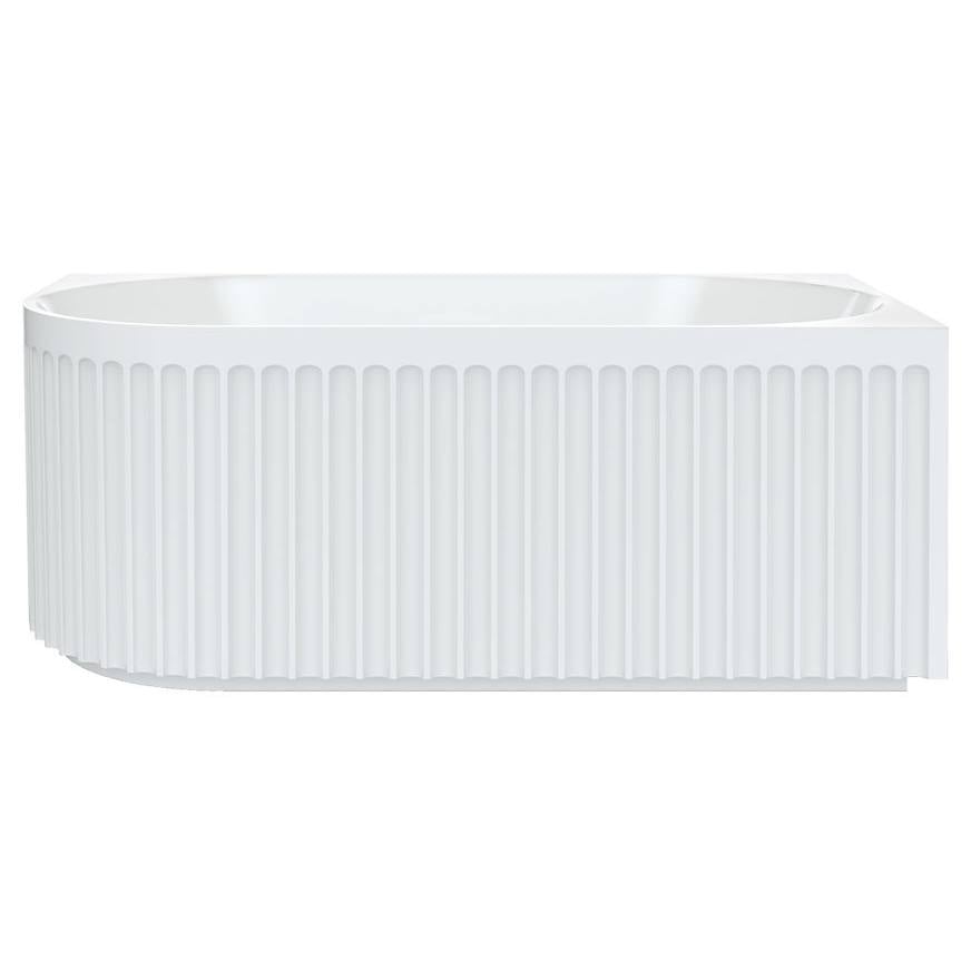 Eleanor Fluted 1500mm Left Hand Corner Bath