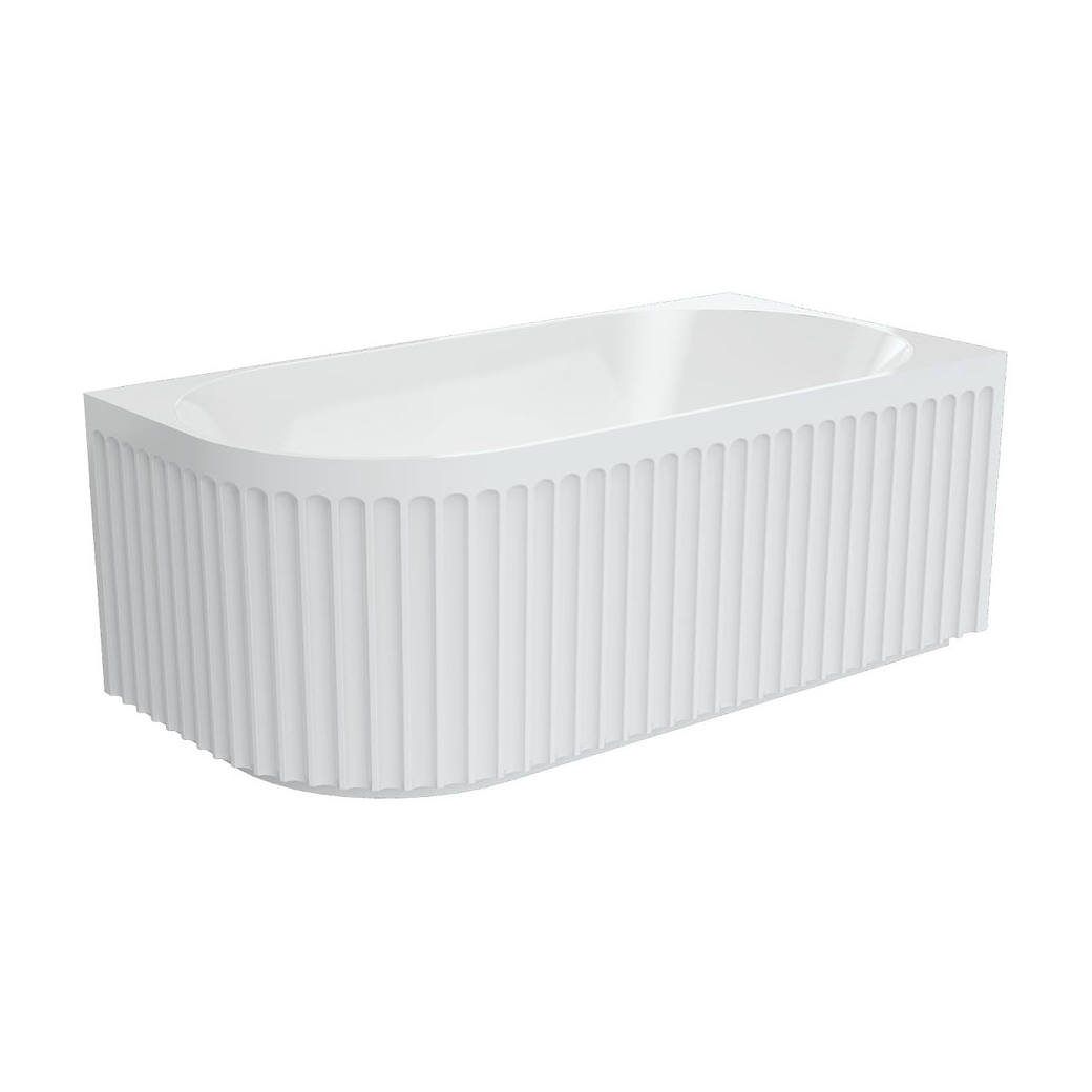 Eleanor Fluted 1500mm Left Hand Corner Bath