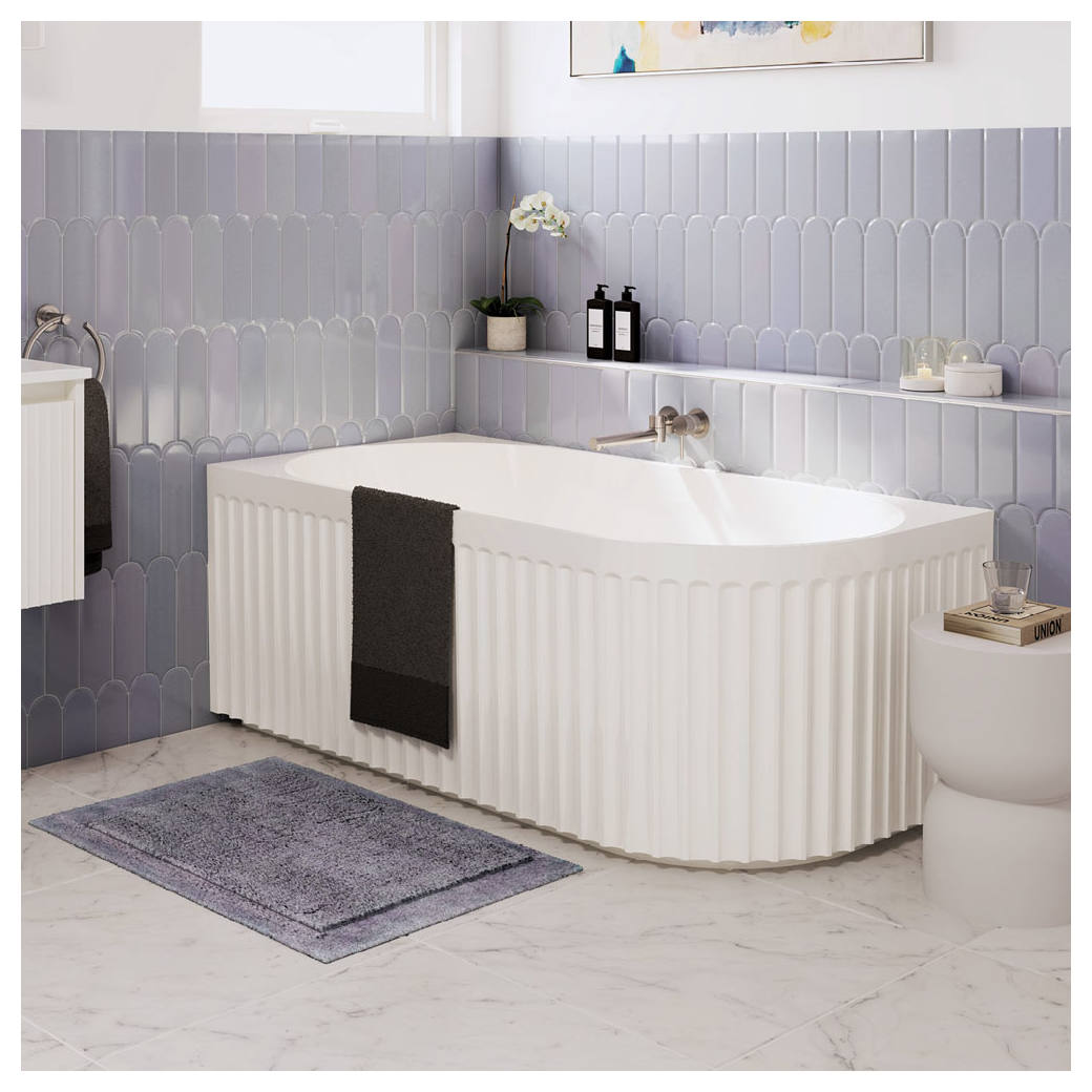 Eleanor Fluted 1500mm Right Hand Corner Bath
