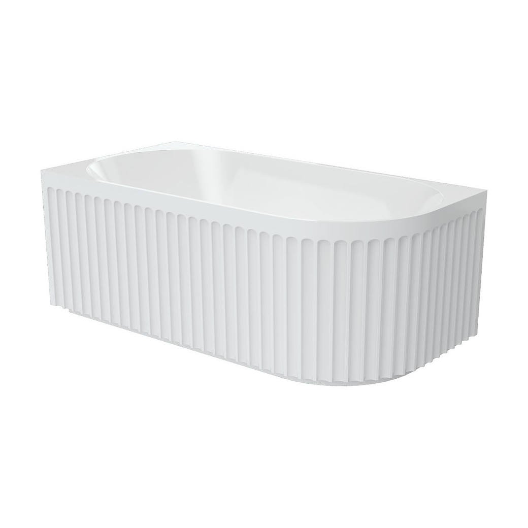 Eleanor Fluted 1500mm Right Hand Corner Bath