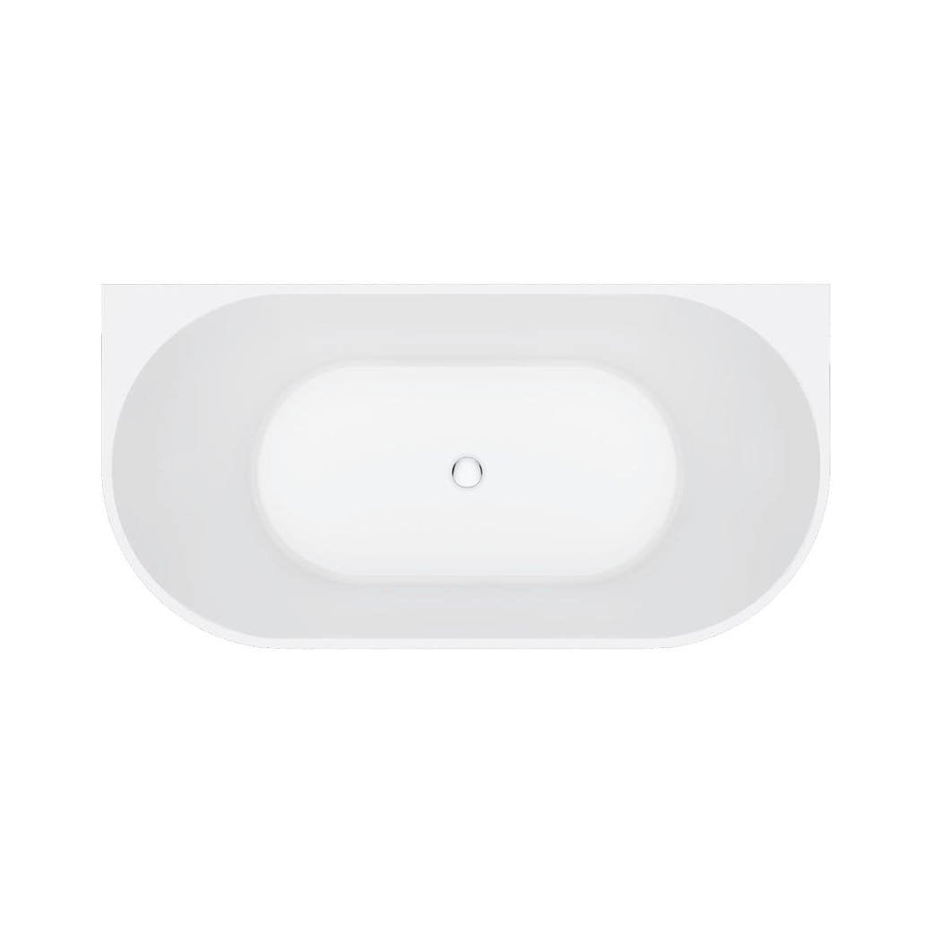 Eleanor Fluted 1500mm Back to Wall Bath