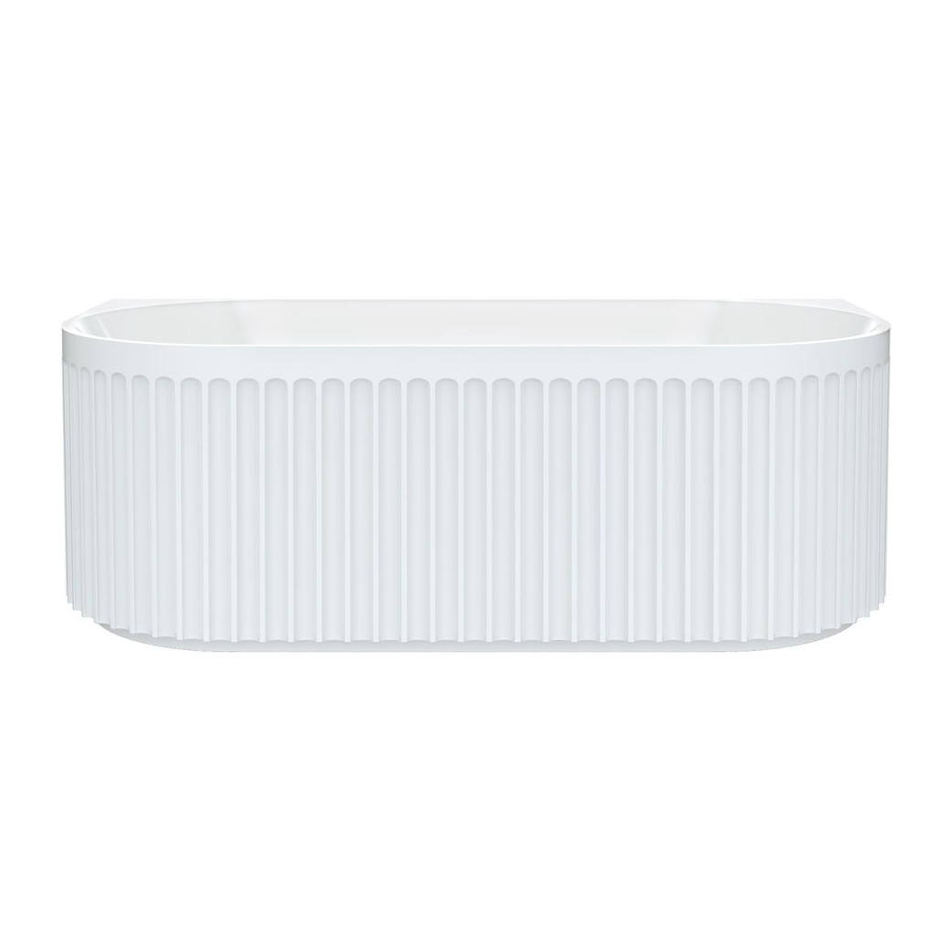 Eleanor Fluted 1700mm Back to Wall Bath