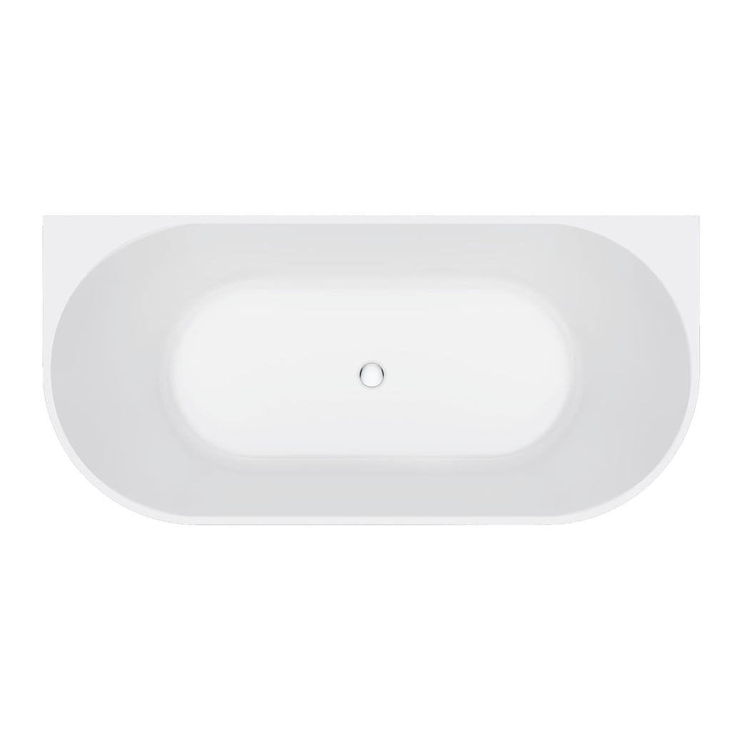 Eleanor Fluted 1700mm Back to Wall Bath