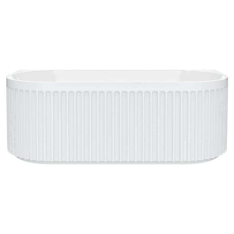 Eleanor Fluted 1700mm Back to Wall Bath